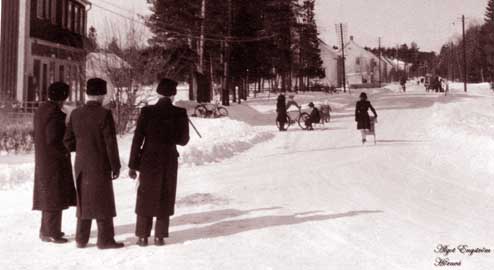 Bruksgatan i Hörnefors